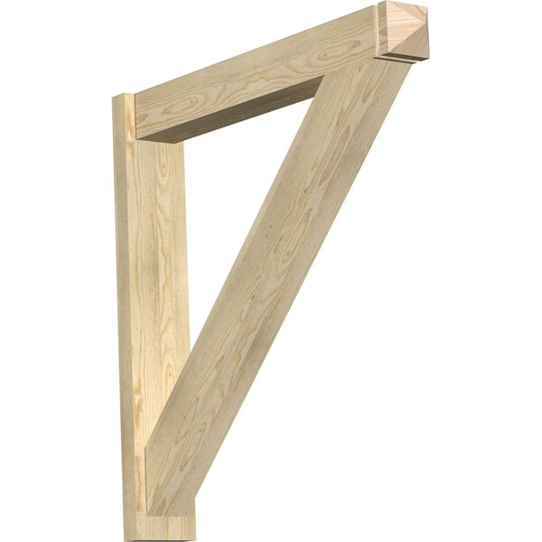 Ekena Millwork Traditional Arts & Crafts Rough Sawn Outlooker, Douglas Fir, 6"W x 38"D x 38"H OUT06X38X38TRA03RDF - main